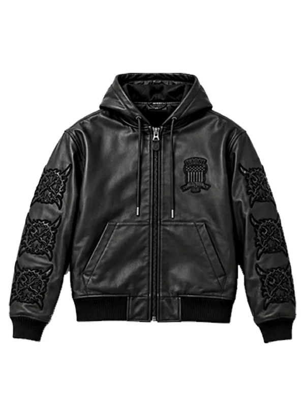 Avirex x Cartunez Ken Carson Leather Jacket