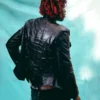 Ayo Maff Dealer Black Leather Biker Jacket