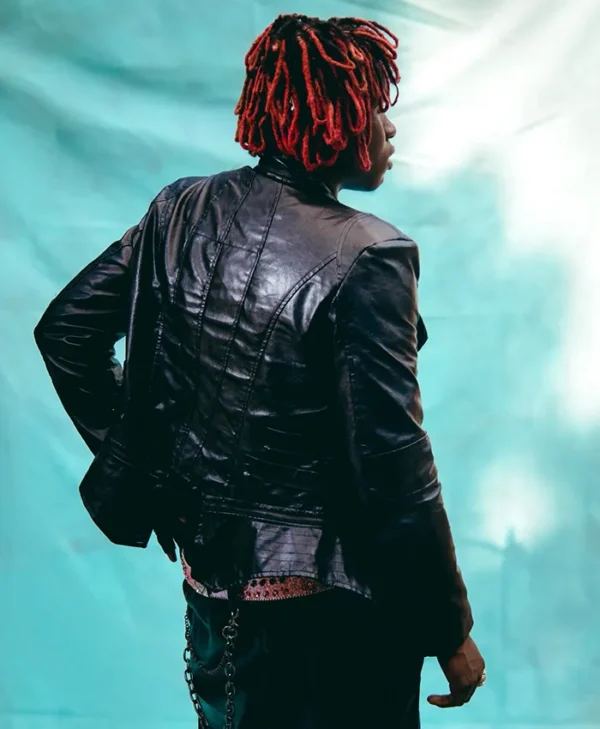 Ayo Maff Dealer Black Leather Biker Jacket