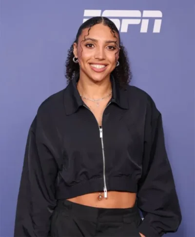 Azzi Fudd Summit LA 2026 Crop Bomber Jacket
