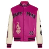 Baby Phat Anniversary Pink Varsity Jacket