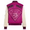 Baby Phat Anniversary Pink Varsity Jacket