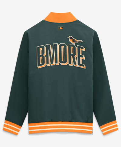 Baltimore Orioles Nike 2026 City Connect Green Bomber Jacket