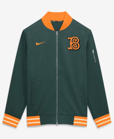 Baltimore Orioles Nike 2026 City Connect Green Bomber Jacket