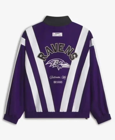 Baltimore Ravens Off Season x NFL Purple Windbreaker Jacket