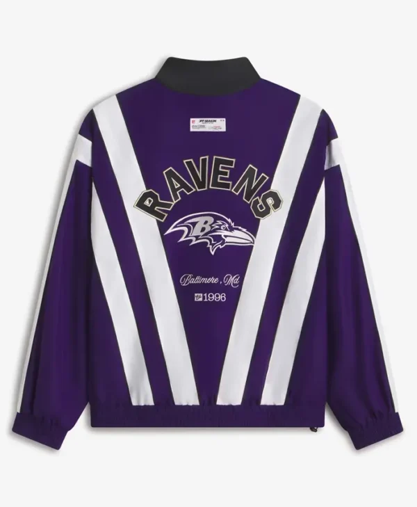 Baltimore Ravens Off Season x NFL Purple Windbreaker Jacket