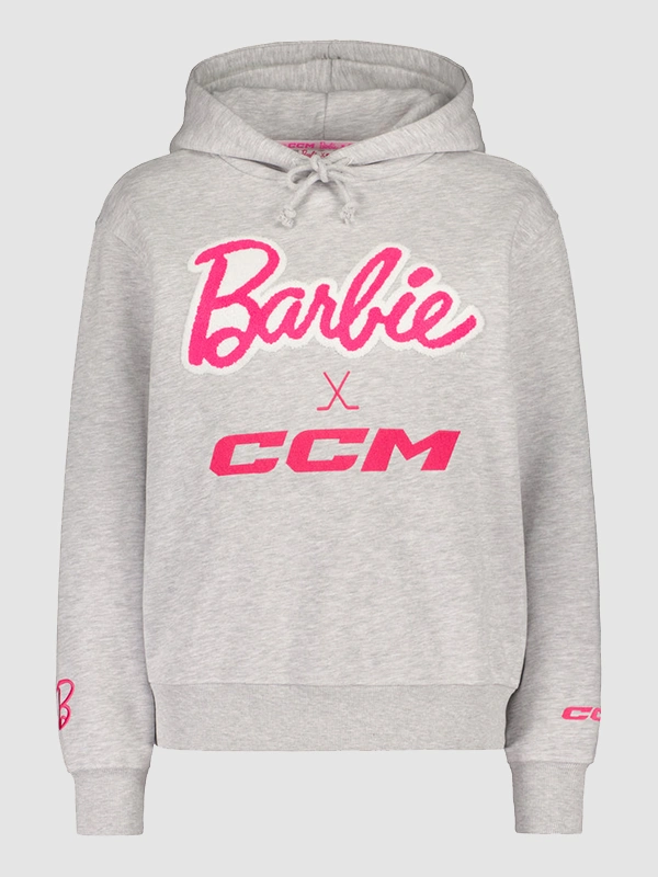 Barbie x CCM Grey Embroidered Hoodie