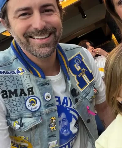 Beau Clark LA Rams Patchwork Denim Vest