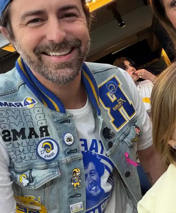 Beau Clark LA Rams Patchwork Denim Vest