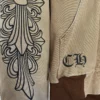 Black Canvas Fabric Chrome Hearts Carhartt Jacket