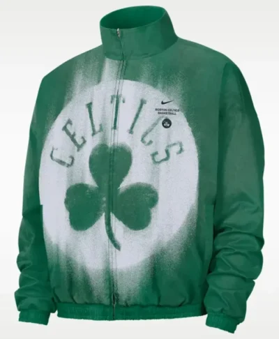 Boston Celtics Nike Green Woven Basketball Jacket