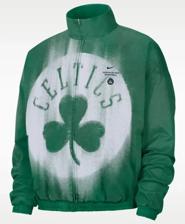 Boston Celtics Nike Green Woven Basketball Jacket