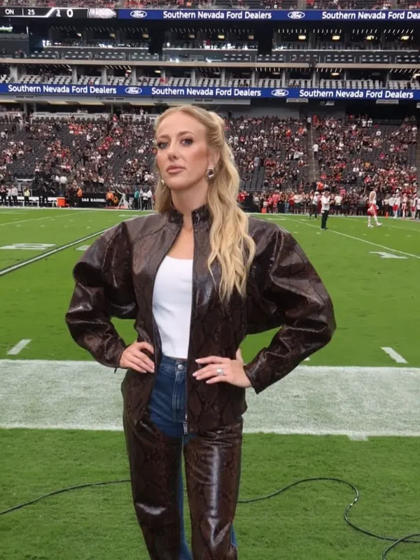 Brittany Mahomes Snake Print Jacket