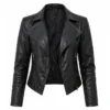 Broad Trip Jeanie Leather Jacket