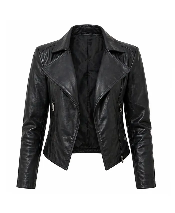 Broad Trip Jeanie Leather Jacket