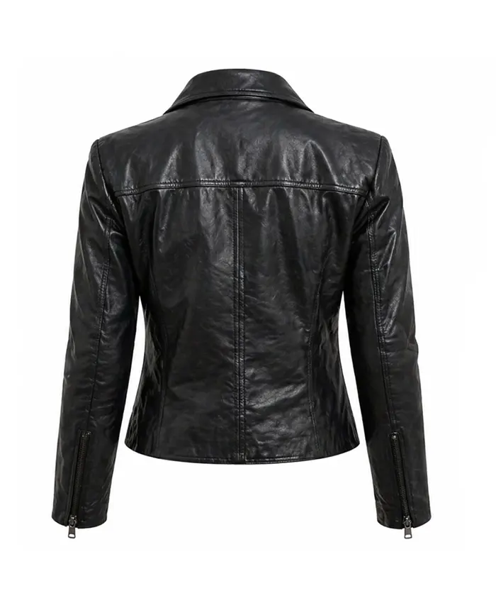 Broad Trip Jeanie Leather Jacket