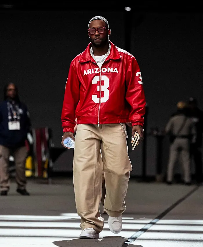 Budda Baker Arrival ARIZONA 3 Red Leather Jacket