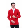 Bunker 2026 Patrick Schwarzenegger Red Blazer