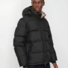 Burberry Check Hooded Puffer Coat