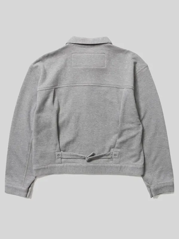 Levi’s × LOOPWHEELER × BEAMS Fleece Gray Jacket - Image 2