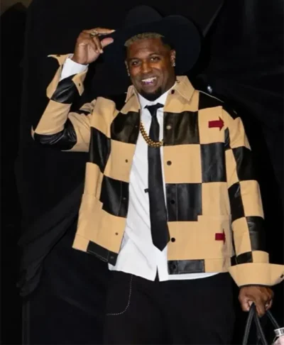 Caesars Superdome Cam Jordan Leather Jacket