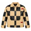 Caesars Superdome Cam Jordan Leather Jacket