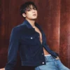 Calvin Klein X Mingyu Blue Corduroy Jacket