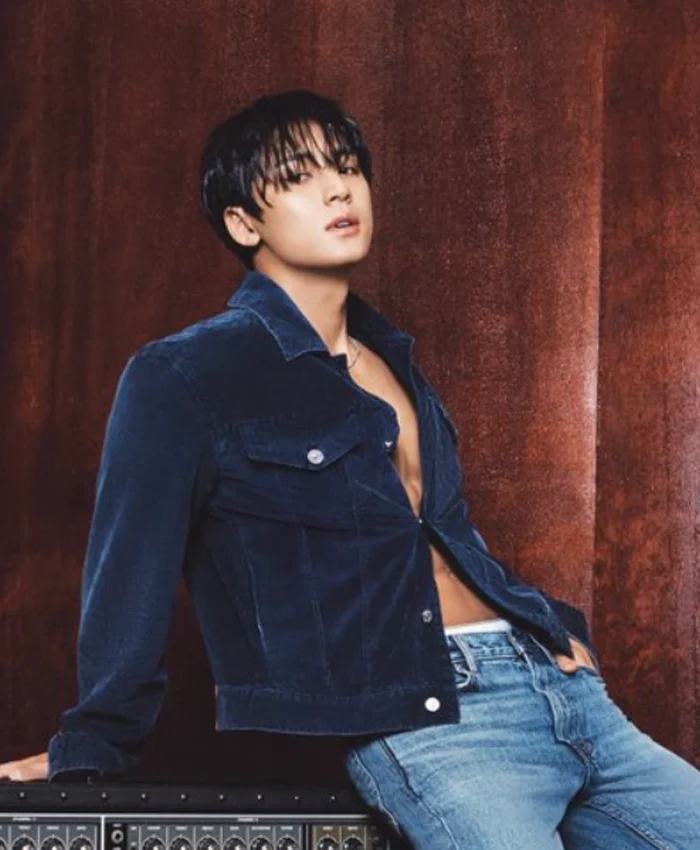 Calvin Klein X Mingyu Blue Corduroy Jacket