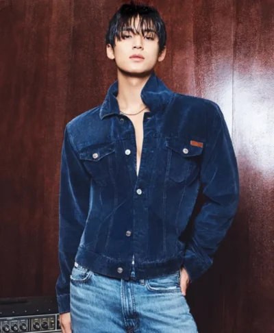 Calvin Klein X Mingyu Blue Corduroy Jacket