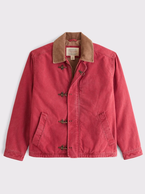 Canvas Fireman Clasp Jacket