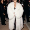 Cardi B Gucci Spring 2027 White Fur Coat