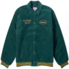 Carhartt WIP Rugged Green Corduroy Letterman Jacket