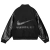 Carhartt X Nike X Surplus Black Wool & Leather Jacket