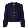 Carla Duval War S01 Blue Wool Jacket