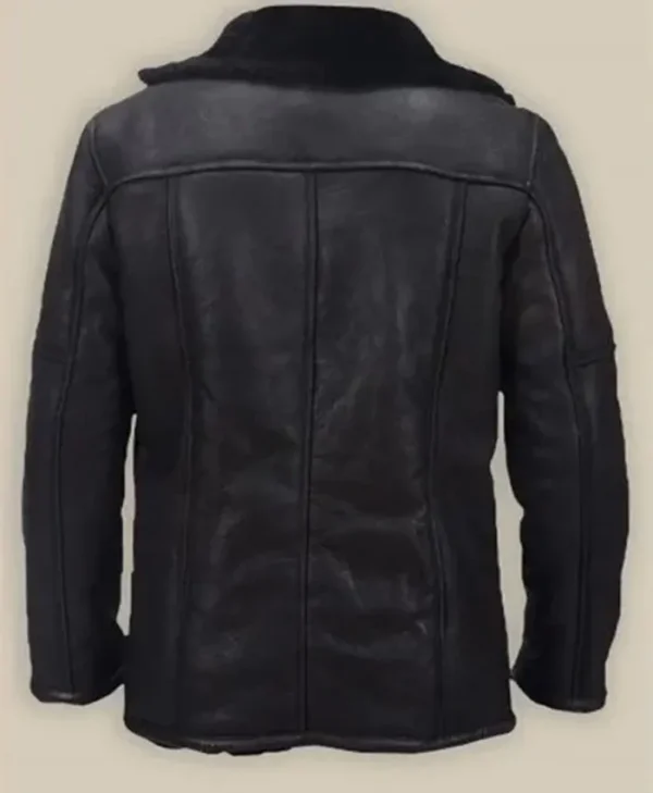 Carlos Three Pockets Buttoned Closure Shearling Jacket