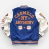 Carmelo Anthony New York Blue Varsity Jacket