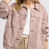 Carrie S01 Summer H. Howell Pink Denim Jacket