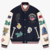 Casablanca x Jeff Hamilton NFL Paris Game Varsity Jacket