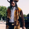 CeeDee Lamb Custom Nike x Bode Suede Fringe Jacket