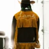 CeeDee Lamb Custom Nike x Bode Suede Fringe Jacket