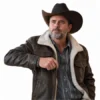 Charles Esten Homestead Season 2 Brown Suede Jacket