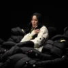 Cher Moncler Cream Down Puffer Jacket