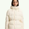 Cher Moncler Soft Cream Zipper Puffer 2026