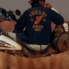 Cherry Los Angeles 1993 Athletic Dept Blue Jacket
