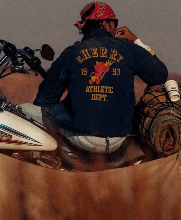 Cherry Los Angeles 1993 Athletic Dept Blue Jacket