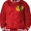 Chicago Blackhawks Starter Retro Bomber Jacket