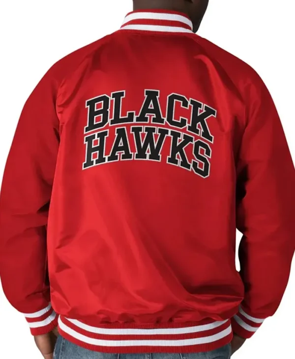 Chicago Blackhawks Starter Retro Bomber Jacket