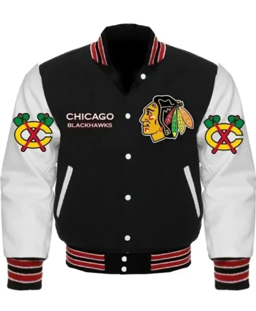 Chicago Blackhawks Styles Varsity Jacket