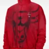 Chicago Bulls Nike Red Woven Basketball Jacket