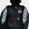 Chrome Hearts Black Carhartt Jacket Hoodie